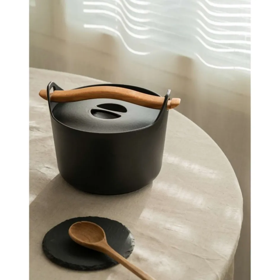 Iittala Sarpaneva Kasserolle m. Låg 3 L, Sort