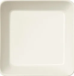 Online Teema Tallerken 12x12 cm, Hvid Desserttallerkener