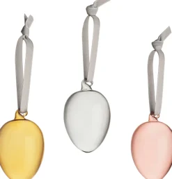 Iittala Stue|Ophæng > Glasæg 3 stk. 6 cm, Gul/Klar/Rød