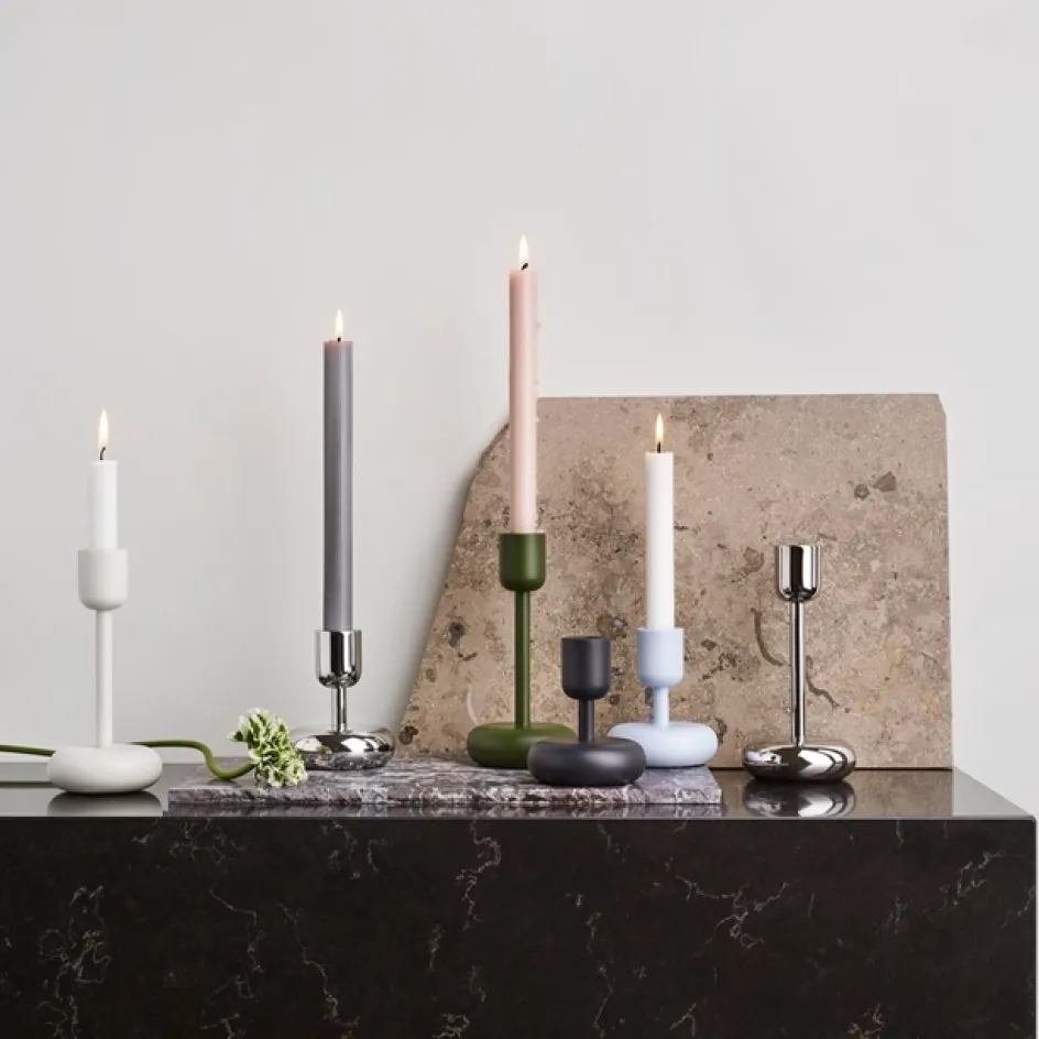 Outlet Iittala Nappula Lysestage , Stål