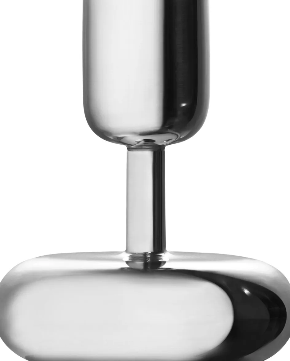 Outlet Iittala Nappula Lysestage , Stål