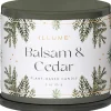 Duftlys Ø6,5/H5,7 cm, Balsam & Cedar Duftlys