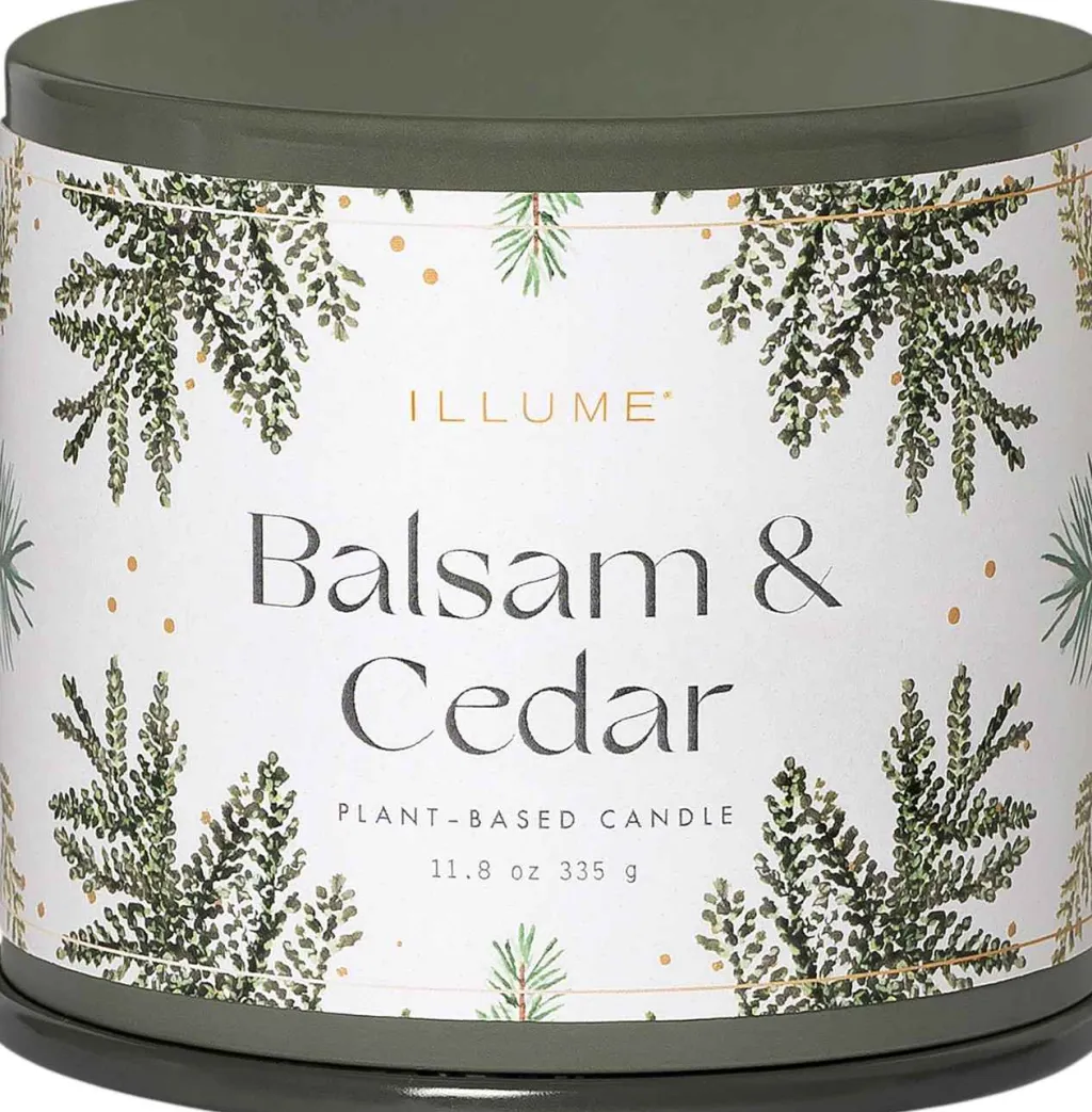 ILLUME Duftlys > Duftlys ?9,7/H8,5 cm, Balsam & Cedar