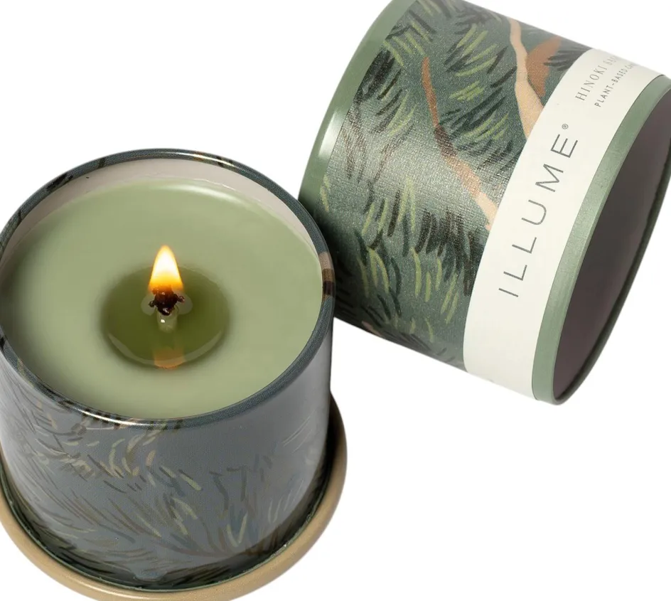Clearance ILLUME Duftlys ?6,5/H5,7 cm, Hinoki Sage