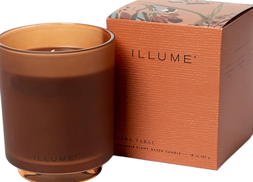 ILLUME Duftlys > Duftlys Ø9/H10,7 cm, Terra Tabac