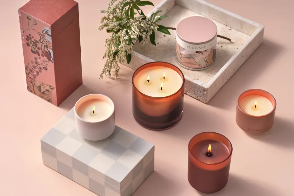 Online ILLUME Duftlys ?11,5/H12 cm, Terra Tabac
