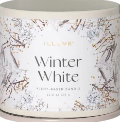 Hot ILLUME Duftlys Ø9,7/H8,5 cm, Winter White