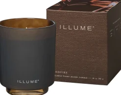 Discount ILLUME Duftlys Ø9/H10,7 cm, Woodfire