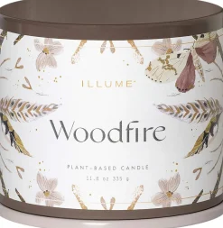 ILLUME Duftlys > Duftlys Ø9,7/H8,5 cm, Woodfire