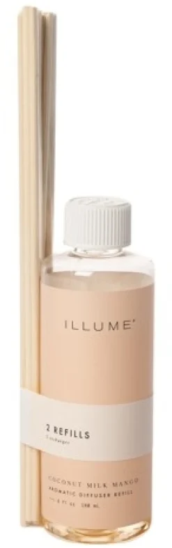 Online ILLUME Refill Duftpinde 180 ml, Coconut Milk Mango