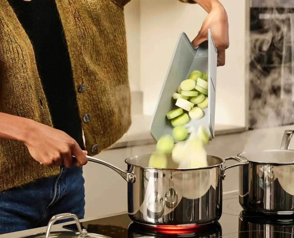 New Joseph Joseph Chop2Pot Foldeskærebræt , Blå