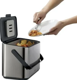 Clearance Collect Madaffaldsspand 4 L, Rustfrit Stål Affaldsspande Og Tilbehør|Affaldsspande