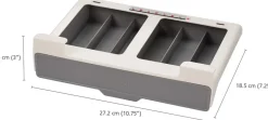 Clearance Joseph Joseph CupboardStore Skuffe til Kaffekapsler 27,2 cm, Grå