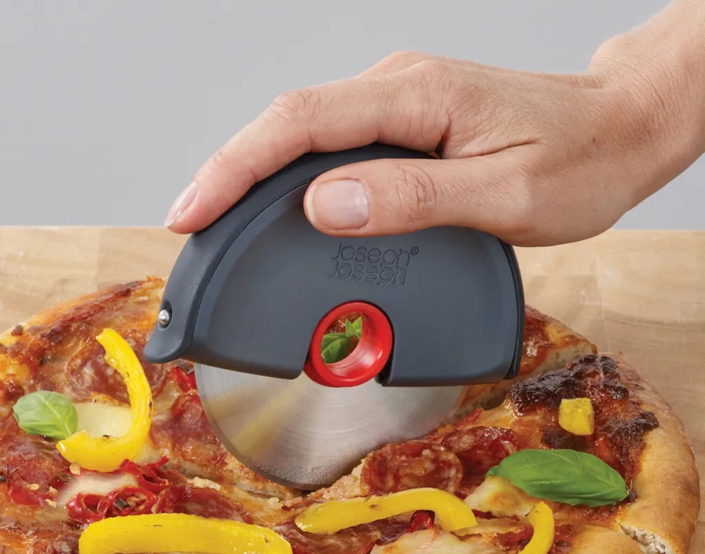 Joseph Joseph Pizza Og Pasta > Disc Easy-clean Pizzahjul, Grå
