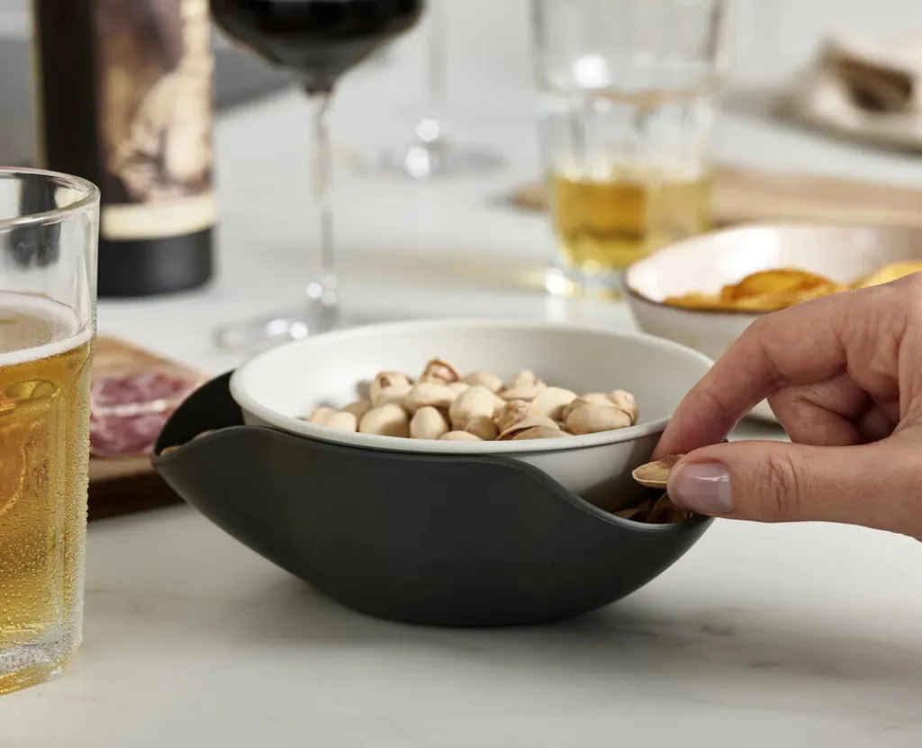 Joseph Joseph Skåle|Spisestue > Double-Dish Serveringsskål Ø16,8 cm, Grå