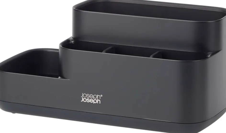 New Joseph Joseph EasyStore Badeværelsesorganizer 24,9 cm, Sort