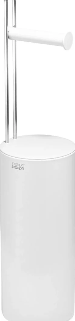 New Joseph Joseph EasyStore Fritstående Toiletrulleholder H65 cm, Hvid
