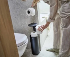 Outlet EasyStore Fritstående Toiletrulleholder H65 cm, Badeværelse