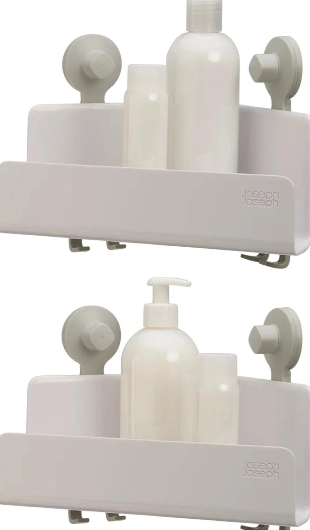 New EasyStore Hjørnebrusehylde 2 stk. 26,5 cm, Hvid Hylder|Opbevaring Til Badeværelset