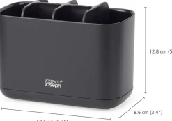 Discount Joseph Joseph EasyStore Tandbørsteholder H12,8, Sort