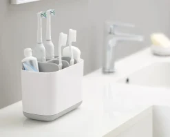 Clearance Joseph Joseph EasyStore Tandbørsteholder H12,8, Lysegrå