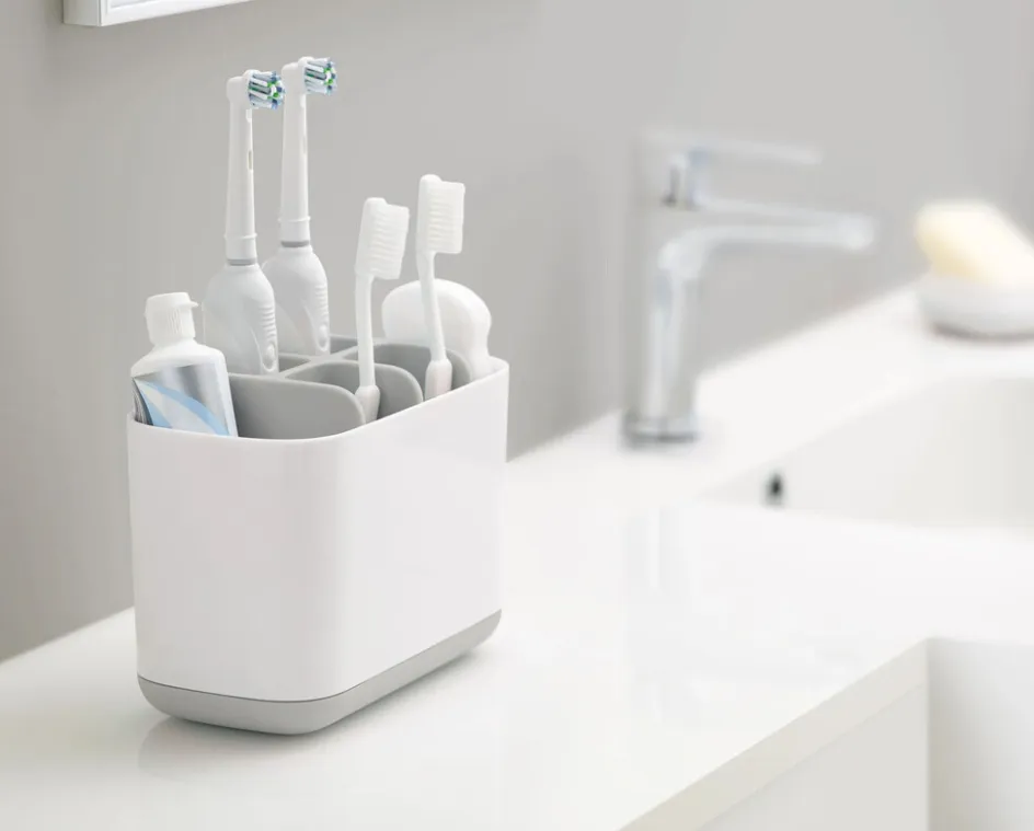 Clearance Joseph Joseph EasyStore Tandbørsteholder H12,8, Lysegrå