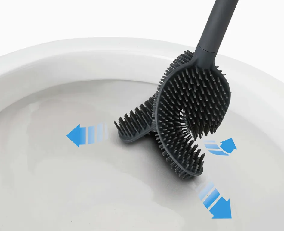 Discount Joseph Joseph Flex 360 Luxe Toiletbørste, Rustfrit Stål