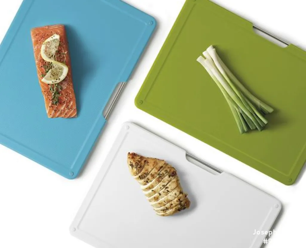 Best Folio Slim Skærebrætsæt Underhylde 4 Dele 36x27 cm, Multicolor Skærebrætter Og Serveringsbrætter