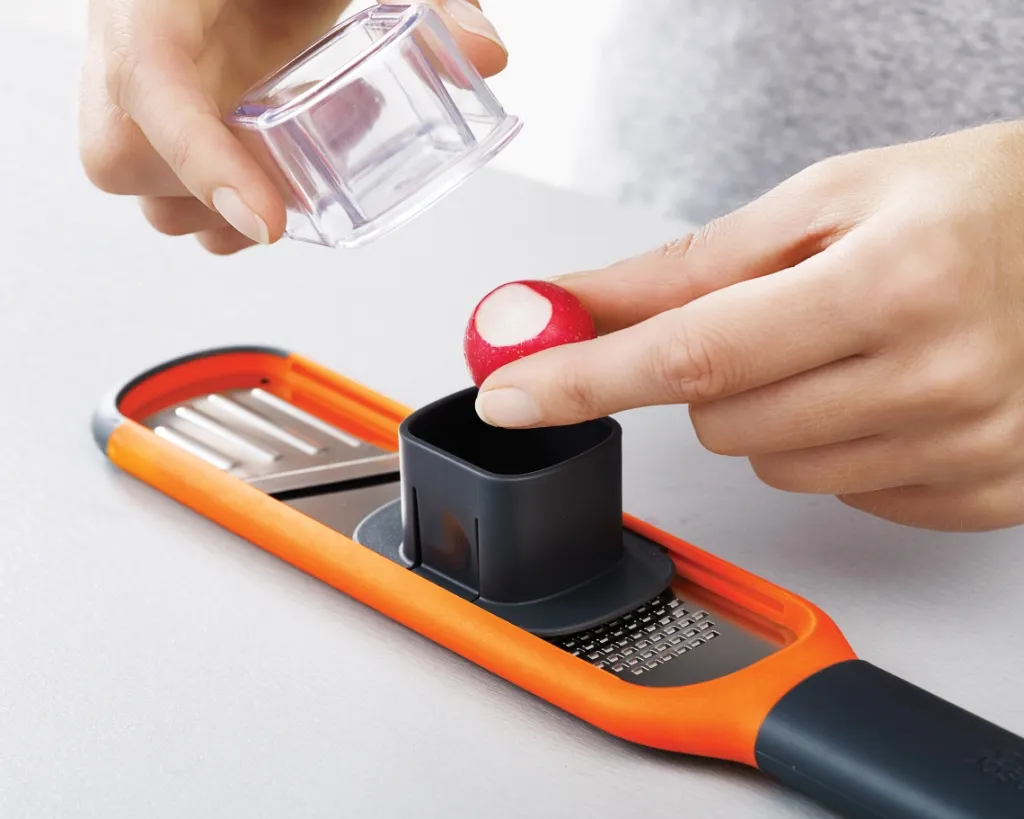 Joseph Joseph Skrælleredskaber > Handi-Grate 2-i-1 Rivejern 28,5 cm, Orange