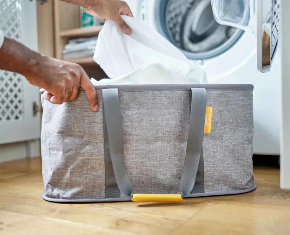 Joseph Joseph Hold-All Vasketøjskurv Sammenklappelig H25 cm, Grå