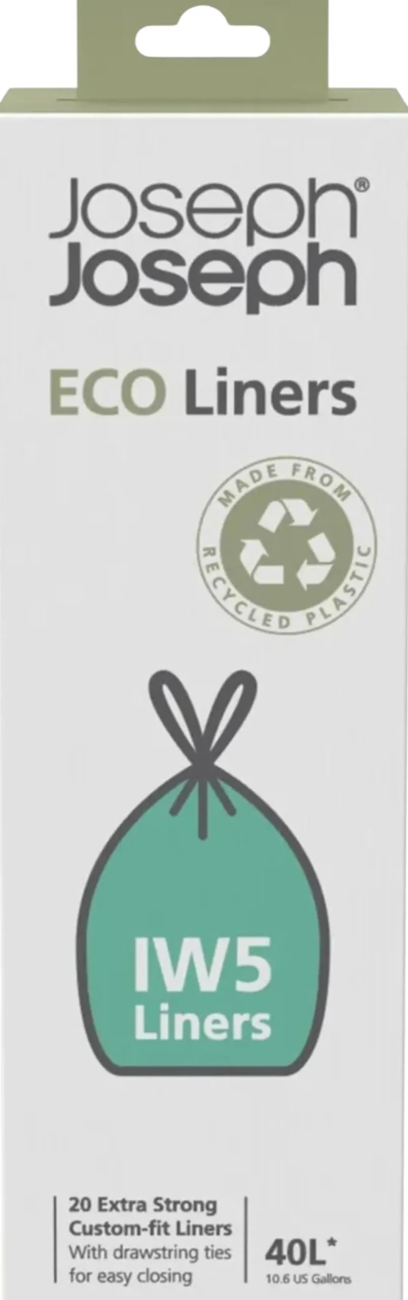 Joseph Joseph Affaldsspande Og Tilbehør|Affaldsspande > IW5 Eco Affaldsposer 20 stk. 40 L