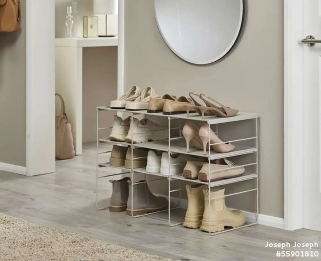 Discount Level Skostativ Justerbar , Ecru Entre|Reoler
