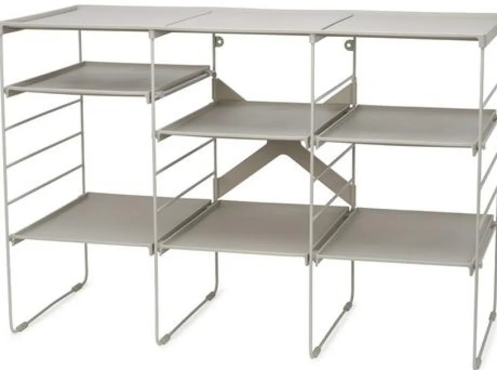 Discount Level Skostativ Justerbar , Ecru Entre|Reoler