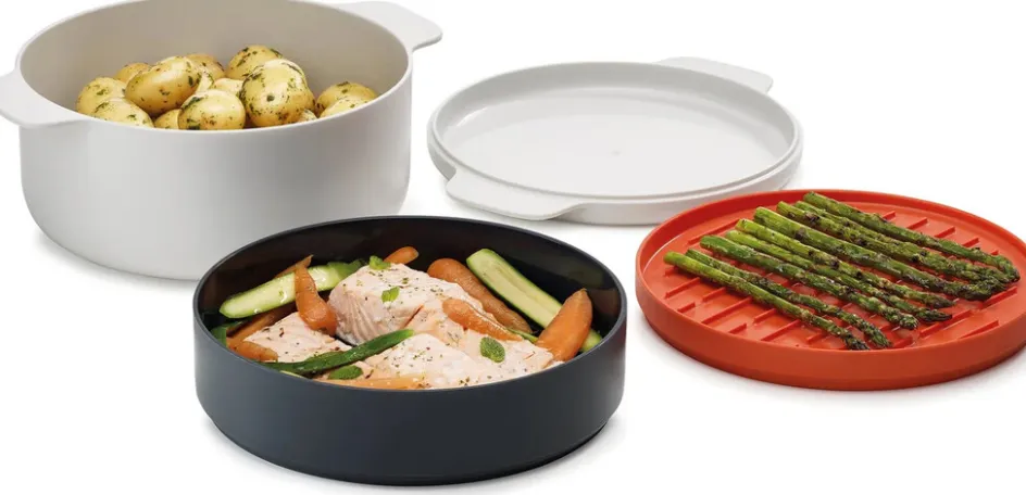 Discount Joseph Joseph M-Cuisine Sæt til Mikroovn 4 Dele, Orange