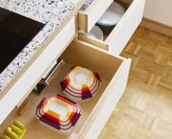Joseph Joseph Opbevaring Til Køkkenet|Madopbevaring > Nest Lock Opbevaringsboks 4 stk, Multifarvet