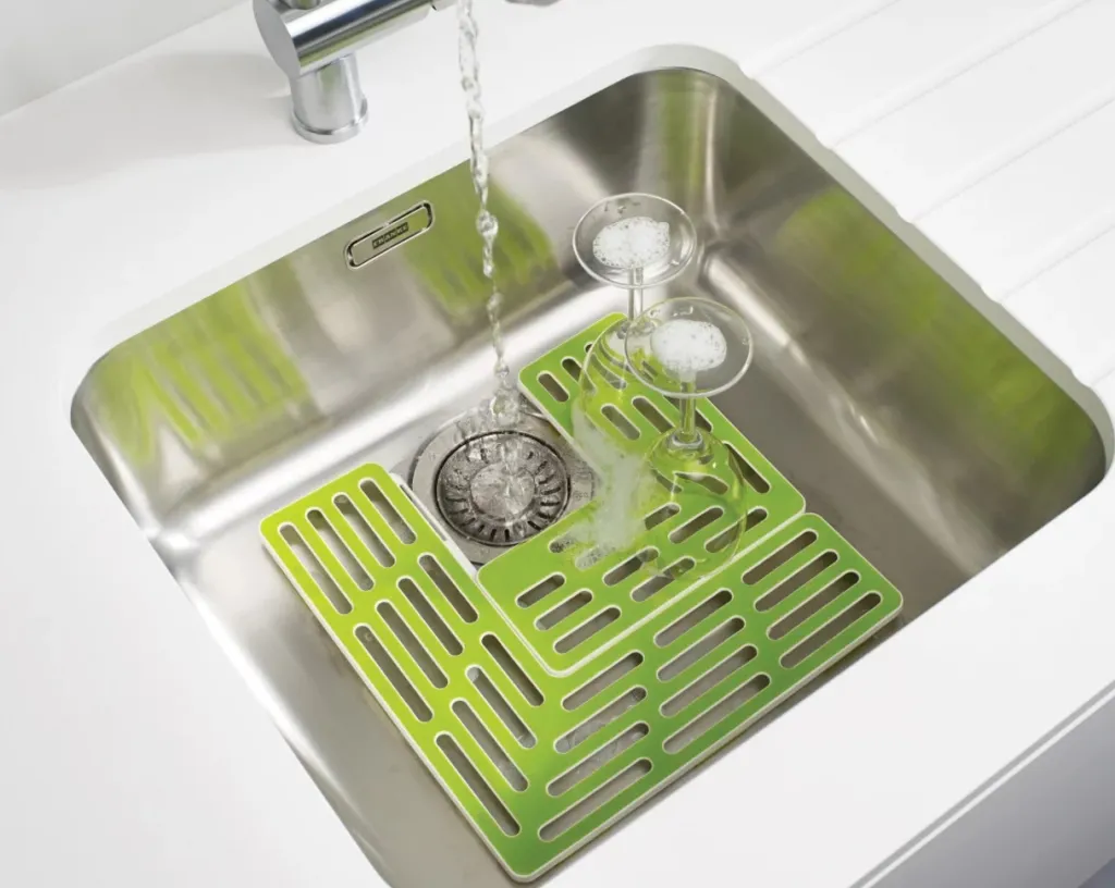 Joseph Joseph Opvask|Opvask > Sink Saver Vaskebeskytter Justerbar 2 Dele, Grå/Hvid