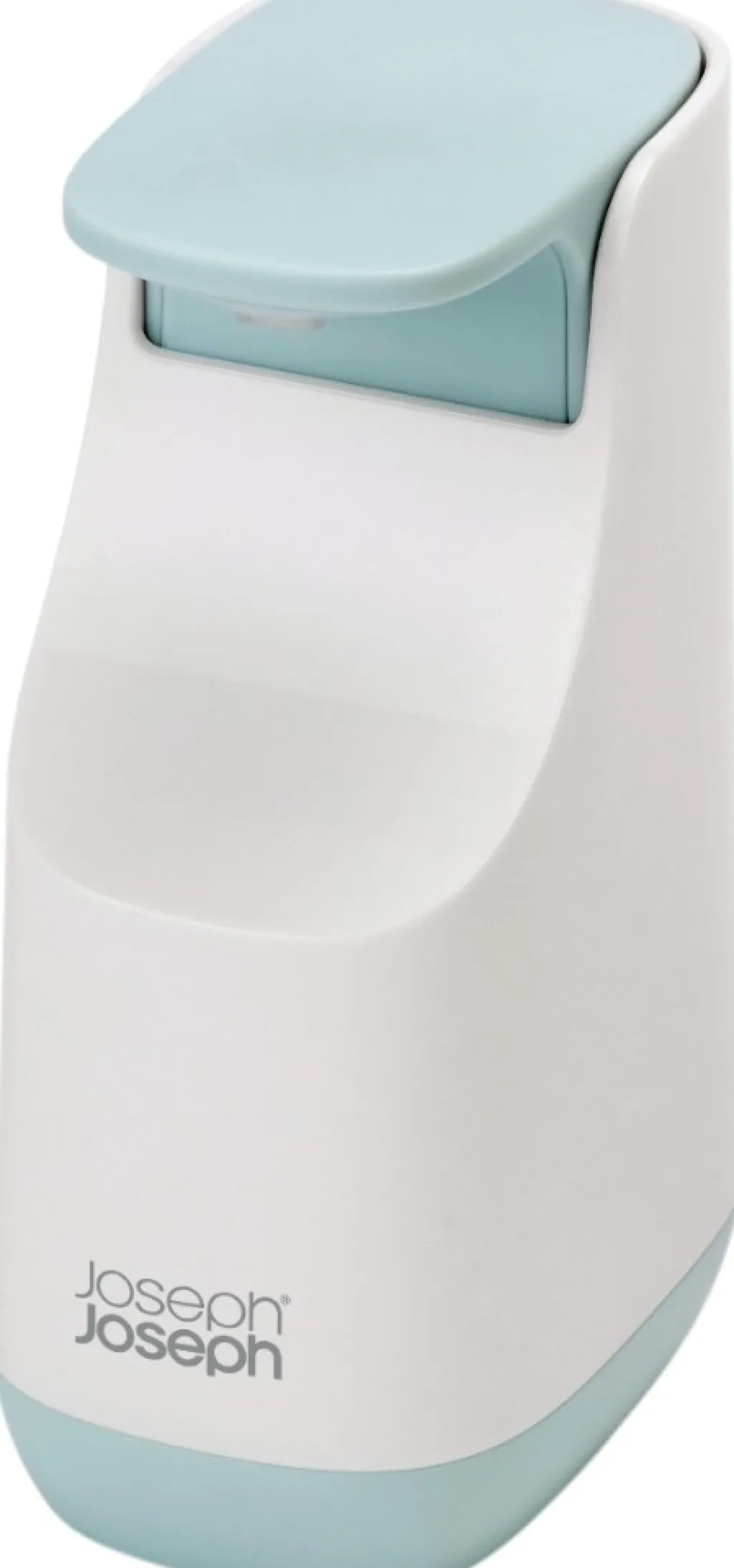 Best Slim Sæbedispenser, Hvid/Lyseblå Badeværelse