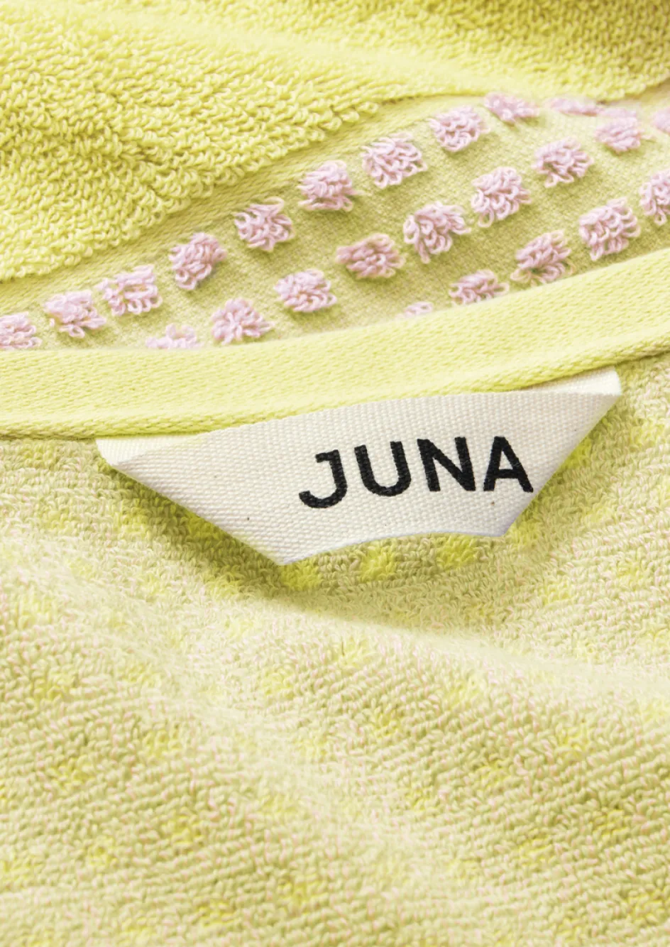 Online Juna Check Håndklæde , Gul/Pink