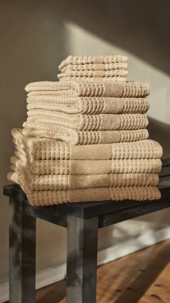 Sale Juna Check Håndklæde , Sand