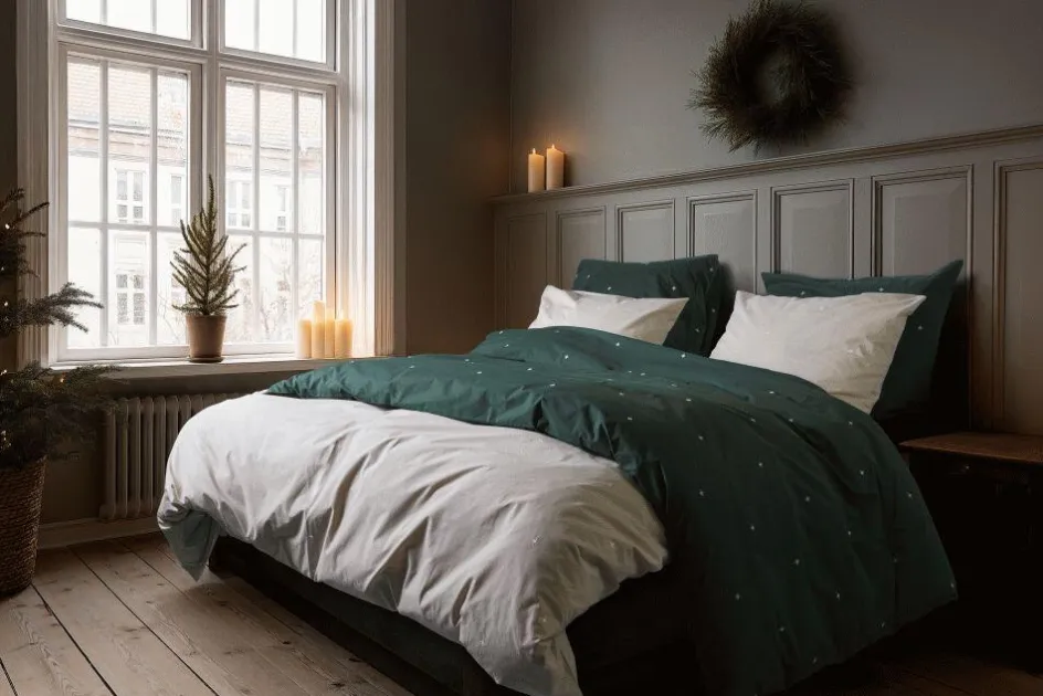 New Juna Christmas Fable Sengetøj , Grøn