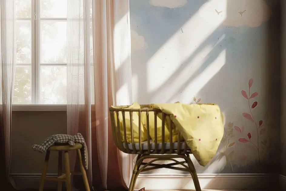 Online Juna Daisy Babysengetøj 70x100 cm, Gul