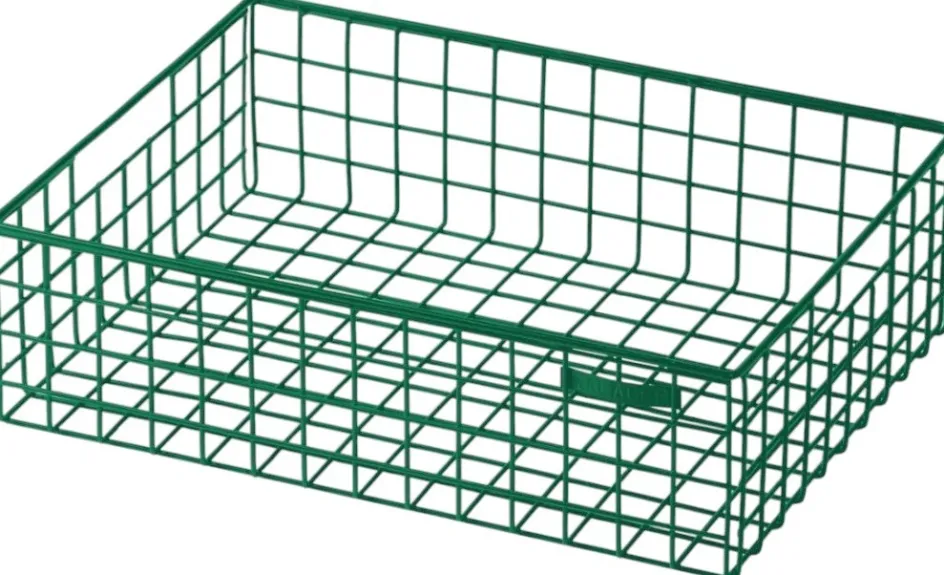 Online Kalager Design Opbevaringskurv , Signal Green
