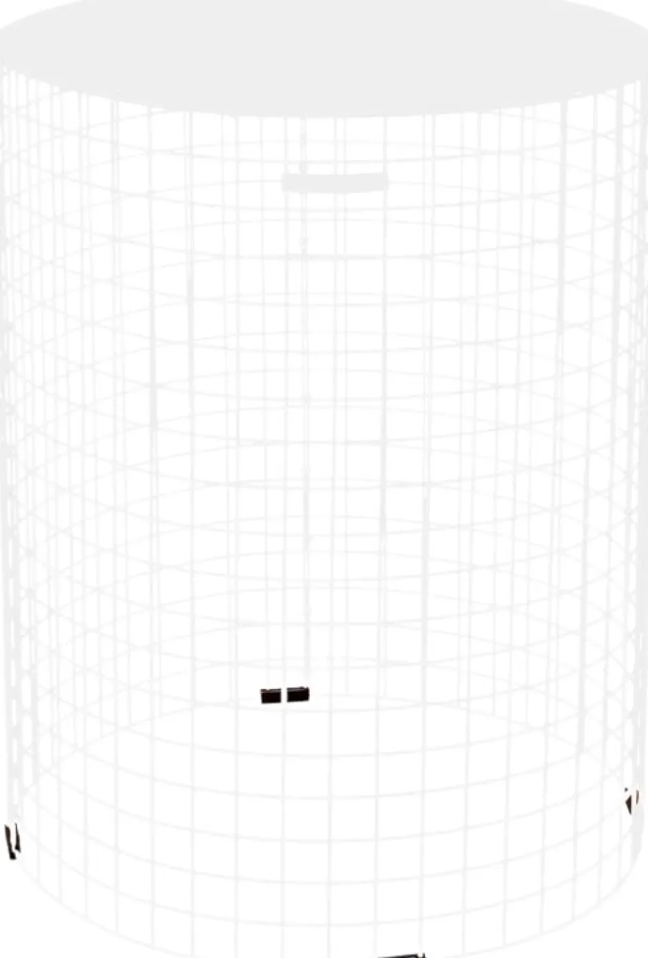 Kalager Design Podie Rund H, Hvid