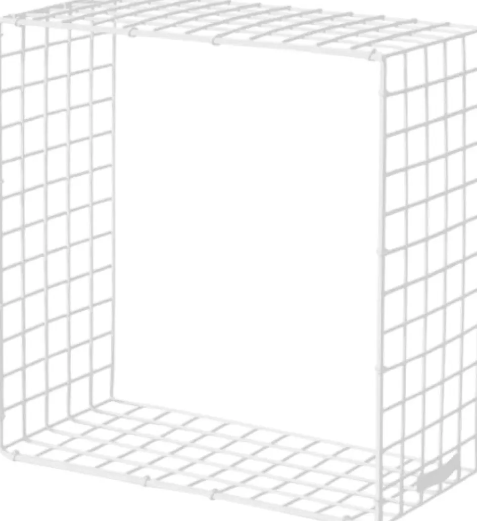Kalager Design WIRE SQUARE Hylde , Hvid