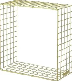 Kalager Design WIRE SQUARE Hylde , Green Beige