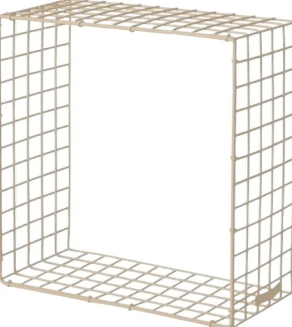 New Kalager Design WIRE SQUARE Hylde , Creme Beige