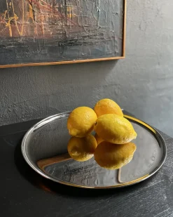 Discount Bakke Ø29 cm, Poleret Stål Serveringsbakker|Stue