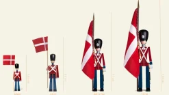 Hot Kay Bojesen Denmark Kay Bojesen Fanebærer , Malet Bøgetræ