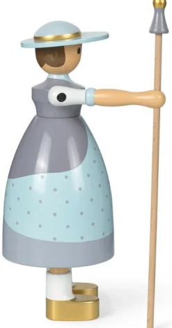 New Kay Bojesen Denmark Kay Bojesen Hyrdinde H20 cm, Malet Bøgetræ