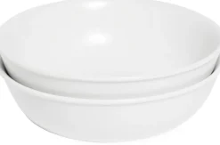 Kay Bojesen Tallerkensæt|Dybe Tallerkener > Kay Dyb Tallerken 2 stk. 19 cm, Hvid
